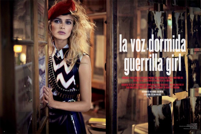 Edita Vilkeviciute for V magazine Spain SS 2012Sunday 04 March 2012