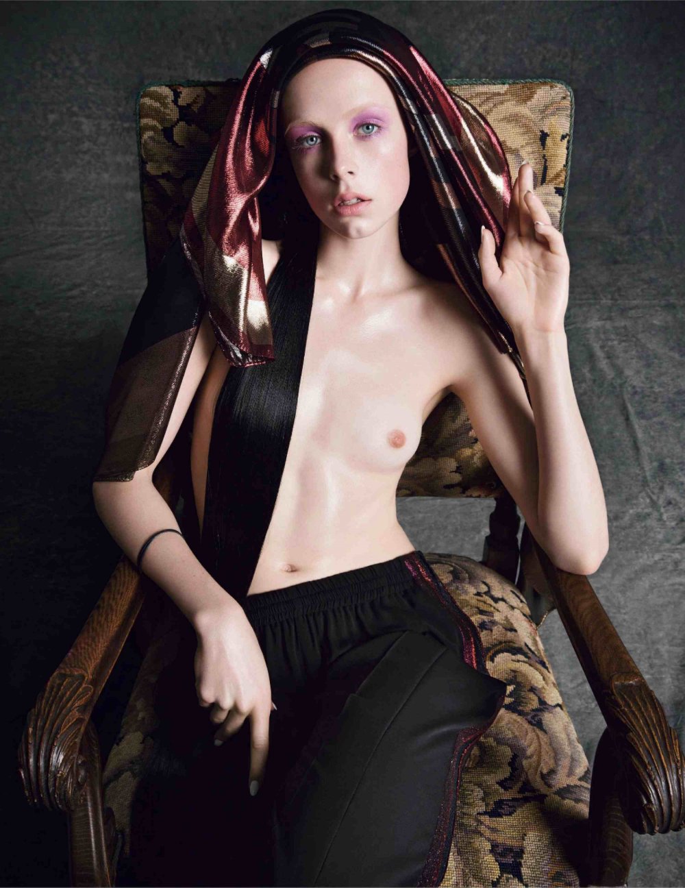 Edie Campbell for Vogue Paris March 2014. 